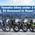 Best Yamaha Bikes under 3 lakhs 50 thousand in Nepal