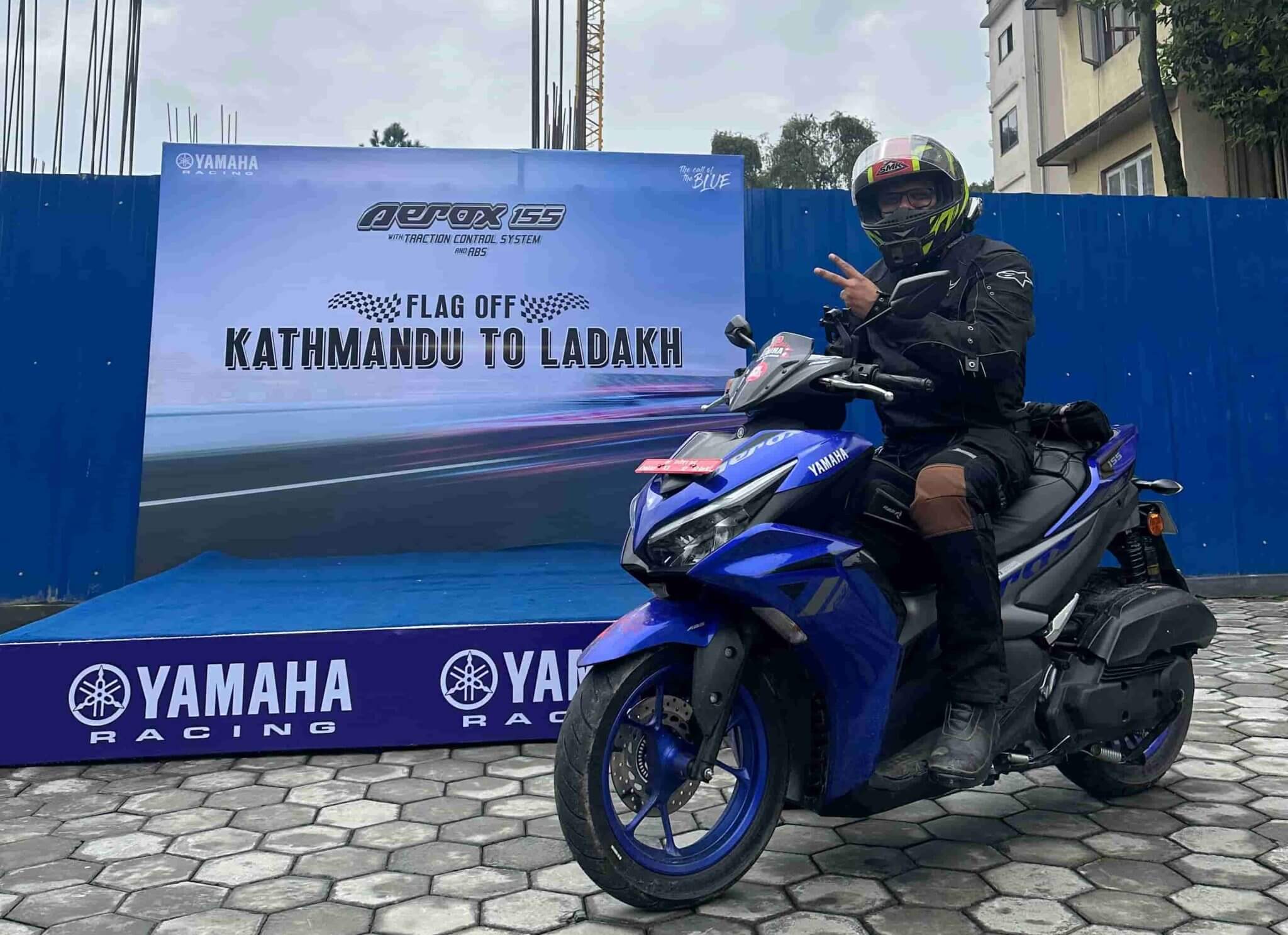 Journey from Kathmandu to Ladhak on Aerox 155