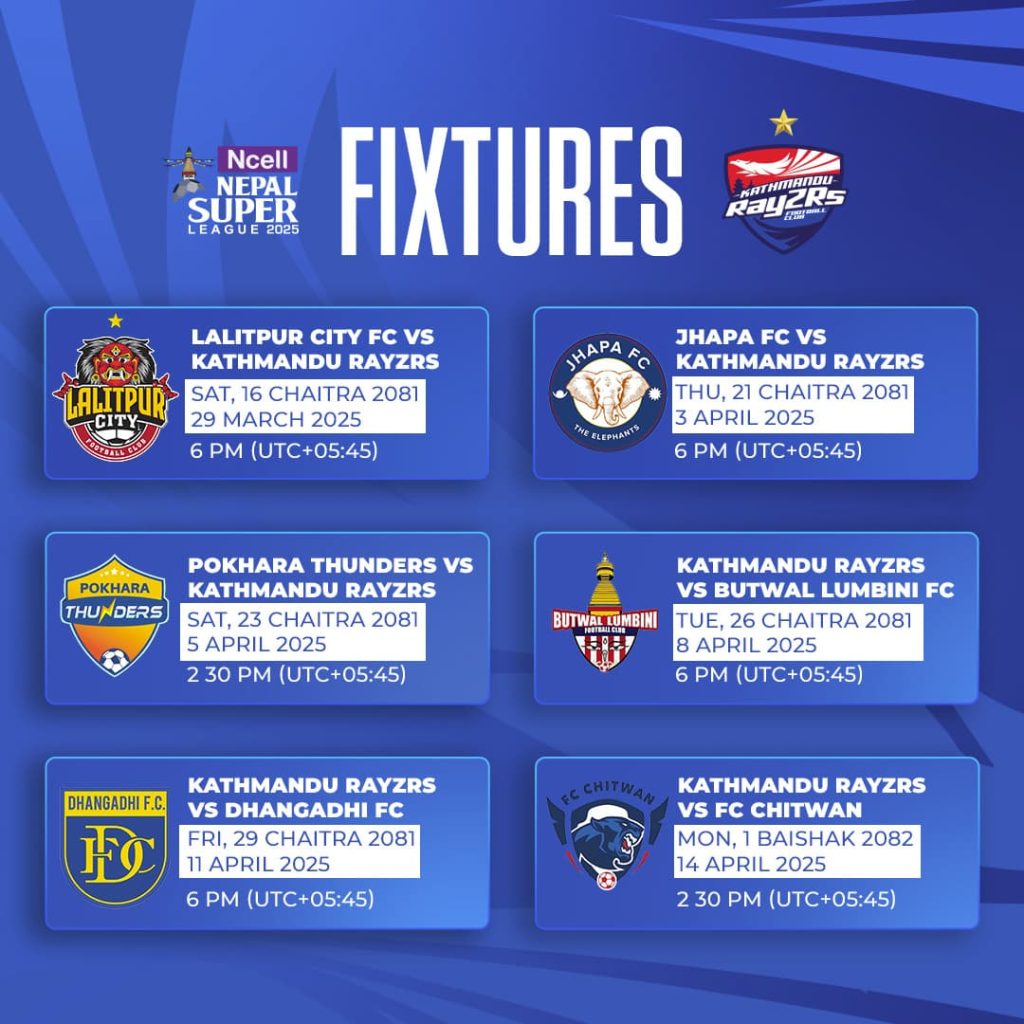 Kathmandu-Rayzrs-Fixtures