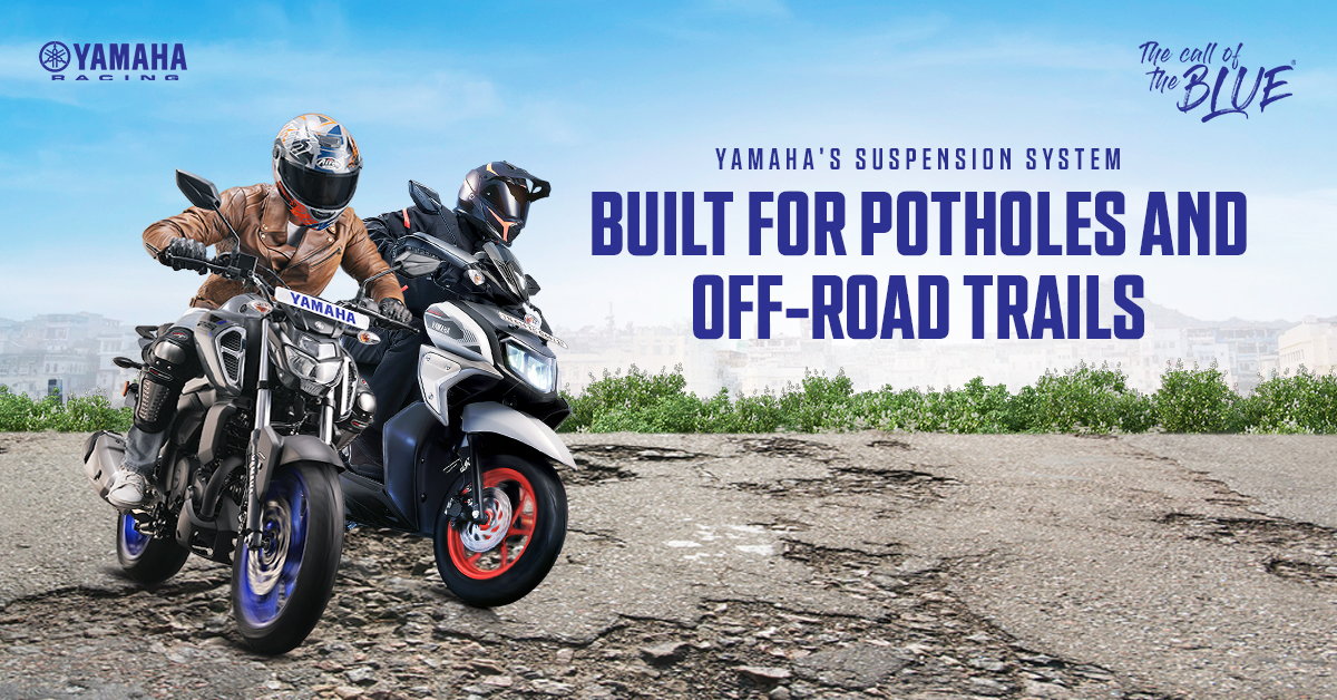 Yamaha: Built for Potholes and Off-road trails Yamaha Bike's Suspension System