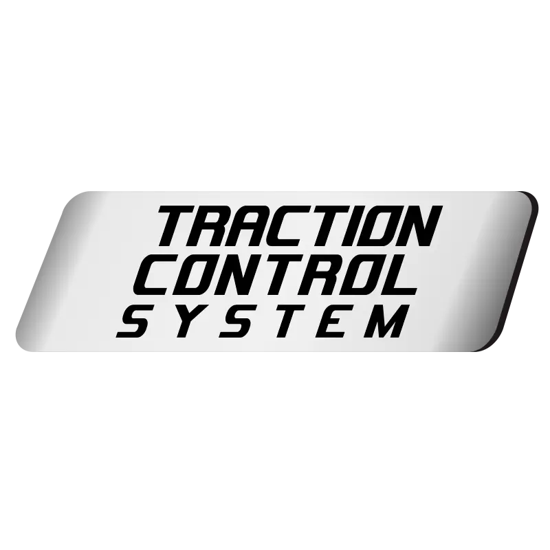 Traction Control System badge for Yamaha motorcycle technology Product Features